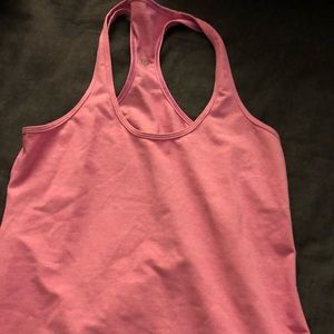 Lululemon pink tank racerback